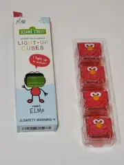 Glo Pals Sesame Street Elmo Water Activated Light Up Cubes