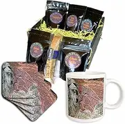 3dRose cgb_156502_1 Burr Trail Switchbacks-Capitol Reef National Park-Coffee Gift Basket, Multicolor