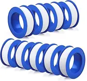 Rindion 9 Rolls Plumber Tape, Waterproof Teflon Tape For 1/2 Inch (W) X 394 Inch (L), Plumbing Tape For Shower, Leaks, Water Seal Tape