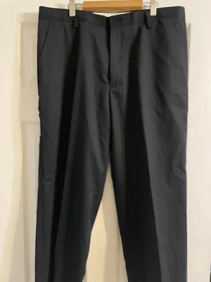 Dockers Pants Mens 34x29 Black D3 Classic Fit Flat Front Signature Khaki Casual