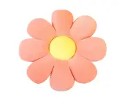 Daisy Flower Throw Pillow Soft Seating Plush Pillow Green Floor Throw Pillow Cushion,Pink,55*55Cm