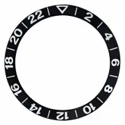 BEZEL INSERT FOR OMEGA GMT SEAMASTER 2534.50 2234.50 ANNIVERSARY 082SU1493 BLACK
