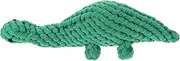 Cotton Rope Chew Doggy Puppy Enrichment Dog Toothbrush Chew Chewers Puppy Teething Dog Stuffed Animal Rope Dog Small Dog Interactive Dog Green