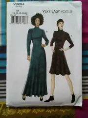 Vogue Sewing Pattern 9264 V9264 Misses Dress Very Easy Vogue size 14-22 NEW
