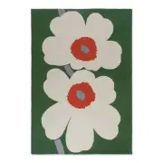 NEW Marimekko Unikko 60th Anniversary Rug Green 230x160cm
