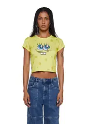 [Dolls Kill x SpongeBob] Soak Up My Love Baby Tee