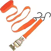 Hoement 4Pcs Heavy Duty Ratchet Straps for Cargo Hauling Tie Down Straps for Car Truck Motorcycle Trailer Secure Grip with Locking Mechanism Effortless Operation