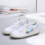 球鞋補習班 NIKE DUNK LOW GS RAINBOW 白 彩虹 編織 低筒 大童 女 復古 FN4861-100