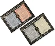 PETER PAUPER PRESS 100% Plastic Playing Cards Value Pack (4 Decks)