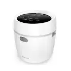 Mishcdea Small Rice Cooker 3-Cup Uncooked, Mini Rice Cooker Ceramic Nonstick ...