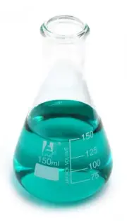 Eisco Labs 150ml Erlenmeyer Flask, Narrow Neck - 3.3 Borosilicate Glass