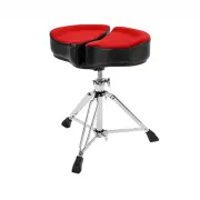Ahead Spinal-G Saddle Drum Throne - Red - 3 Leg Base