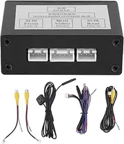 Car Front Rear View Camera Switcher Smart Car Parking Camera Converter Front Rear View Video Switch Channel Control Box Adapter Car Cam Control System
