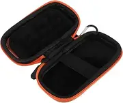 Hoement Travel-Friendly Hard Drive Bag Plastic Case for External Drive Carrying Case Compact Storage Box Cable Organizer