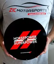 Dodge Horsepower is Our Superpower Steel Sign - 12" X 12"
