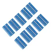 10Pcs 8 Way Double Row 16 Pin 2.54mm Pitch DIP Switch 8P Positions Bits