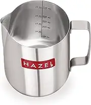 HAZEL Stainless Steel Tea Coffee Sugar Serving Pot (1, Milk Jug, 800 ML)