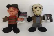 Bleacher Creatures Freddy Keuger / Jason Voorhees Friday the 13th Plush 7" W/tag