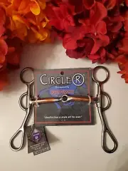 Reinsman Circle R CR424 ~ Argentine Bit ~ Smooth Copper Snaffle ~ NEW