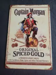 Captain Morgan Spiced Rum 8x12 Repoduction Tin Sign