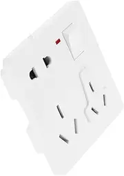 TINEASUR Quick Charging Electric Inlet Box Power Inlet Socket 5 Ports Easy Installation for Outdoor Use