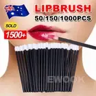 100/500pcs Disposable Lip Brush Lip Wands Gloss Lipstick Applicator Brushes