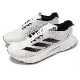 adidas 慢跑鞋 Adizero Boston 12 M 男鞋 白 黑 輕量 回彈 運動鞋 愛迪達 ID4236