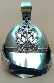 Late 19th Century Austrian Volunteer Fire Brigade Helmet replica handmade design