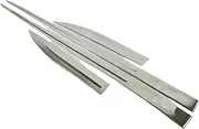 Car Body Side Door Molding Trim Cover Compatible for Honda Civic 10th 2016 2017 2018 2019 2020 2021 Chrome Accessories Strips Decoration(Stainless Steel)