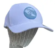 Travis Mathew Men's Standard Grab The Rail Snapback Cap Hat, White NWT!