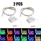 2pcs 4.5V Battery Operated 50CM RGB LED Strip Light Waterproof Craft Hobby Light