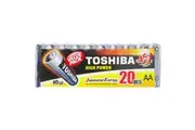 20pc Toshiba Alkaline AA Battery 1.5V High Power Leakage Resistant LR6
