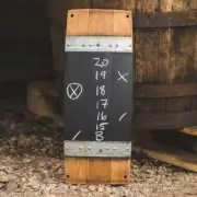 Wine Barrel Score Board by Alpine Wine Design, made of burgundy oak