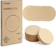 Unbleached Coffee Filter Paper 800 Count, 2.5 Inch Disposable Paper Filter Round Coffee Maker Filters, Replacement Coffee Tea Filters Compatible with Aerobie Aeropress Coffee and Espresso Makers