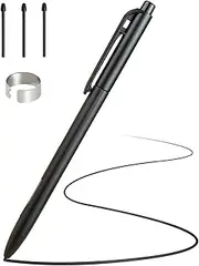 Remarkable 2 Pen with Eraser, Replacement for Tablet, EMR Stylus Palm Rejection, Compatible Remarkable/Wacom/EMR Devices, 4096 Pressure Levels (Includes Tips), Black