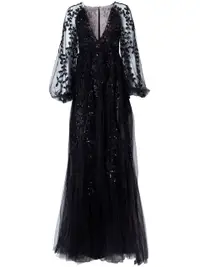 在飛比找Farfetch優惠-sequin-embellished gown dress