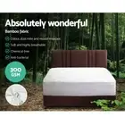Giselle Bedding Queen Mattress Protector Water-resistant Fitted Bamboo
