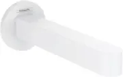hansgrohe Vivenis Modern Tub Spout in Matte White, 76410701