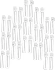 PLAFOPE 50Pcs Empty Travel Glass Bottles Seal for Perfume and Essential Oils Mini Lotion Jars for Skincare Travel Toiletries Containers