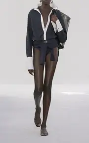 [Brandon Maxwell] The Bradshaw Cotton Bodysuit