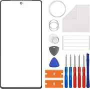 Duotipa [New] Original Front Outer Lens Glass Screen for Google Pixel 6 Pro-6.7 inch, Front Glass Screen Replacement with OCA Repair Tools Kit.(No LCD Screen)