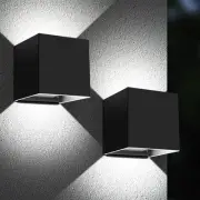 LED Up and Down Outdoor Wall Lights 20W Anti-Rust Adjustable Modern Wall Scon...