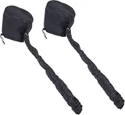 Baluue 2pcs Dry Hair Cap Thermal Heat Cap Hats Thermal Hair Caps Portable Blow Dryer Conditioning Cap Microwavable Heat Cap Heating Caring Hat Blower Dryer Hat Cap Black 190t
