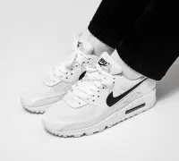 在飛比找Yahoo!奇摩拍賣優惠-【代購】Nike Air Max 90 天使白 黑勾 慢跑鞋