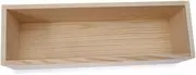 IWOWHERO Flexible Rectangular Silicone Loaf Mold with Wooden Box Large DIY Soap Cake Making Tool Non Stick Heat Resistant for Ovens Microwave Dishwasher Use Color