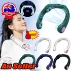 Leafless lazy hanging neck fan PXDtable charging USB mute summer outdoD2