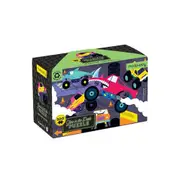 100pc Mudpuppy Glow Jigsaw Puzzle 46x30.5cm Fun Play Game Monster Trucks 5+