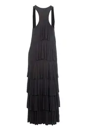 Layered Knit Maxi Dress--MART-M7274ZO