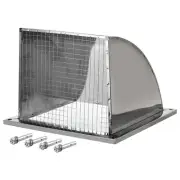 PATIKIL 12"x12" Wall Vent Cover, Exterior Dryer Vent Outlet Grille Louvered 3...