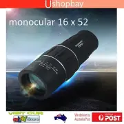Monocular 16x52 Powerful Prism Binoculars Telescope Camping Outdoor W Pouch